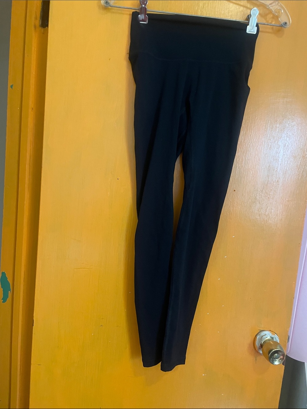 Garage Black High-Waist Kids Leggings